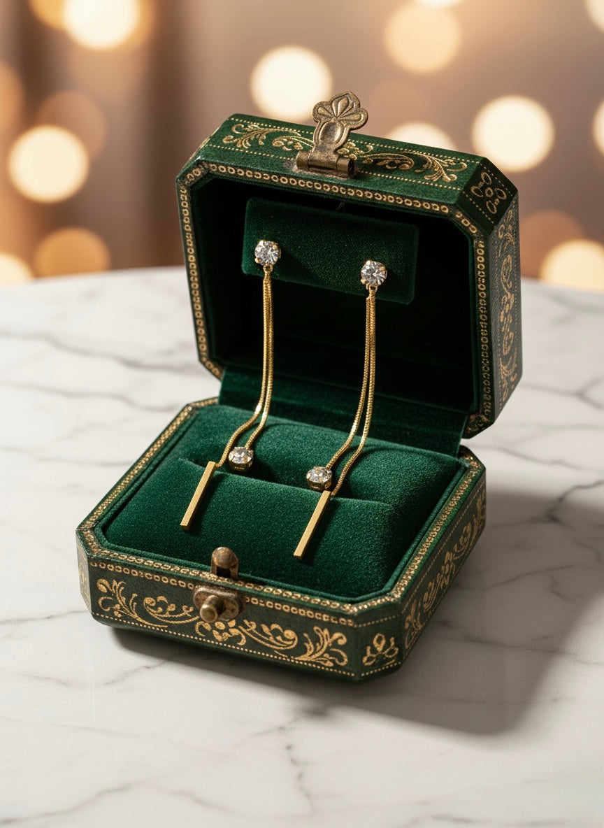 Diamond Threader Earrings