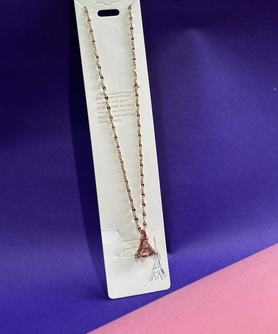 Eiffel Allure Pendant Necklace