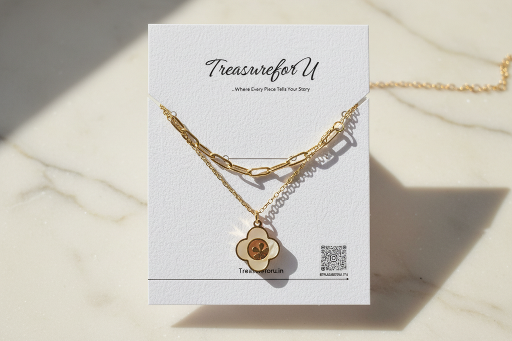 Pearl Blossom Gold Necklace