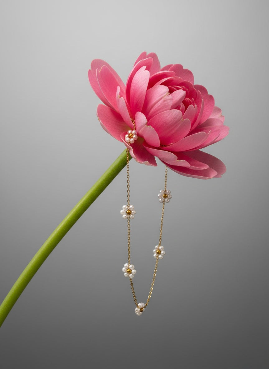 Pearl Cluster Bracelet