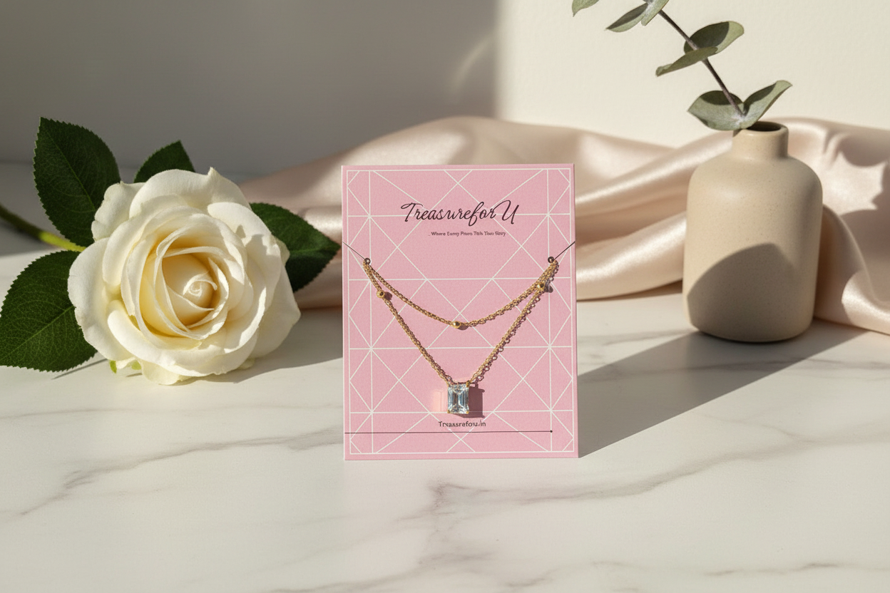 Elegant Double Layer Gold Tone