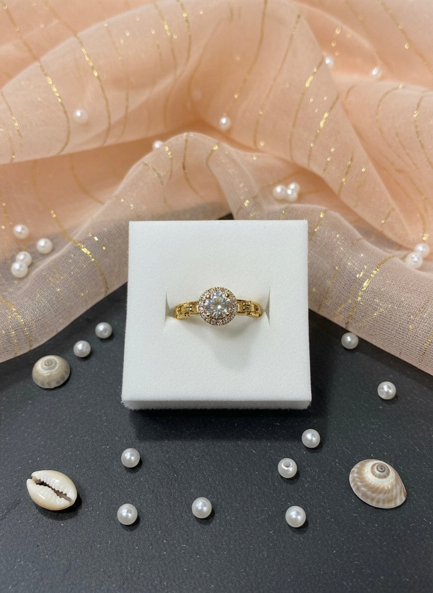 Diamond Cluster Ring