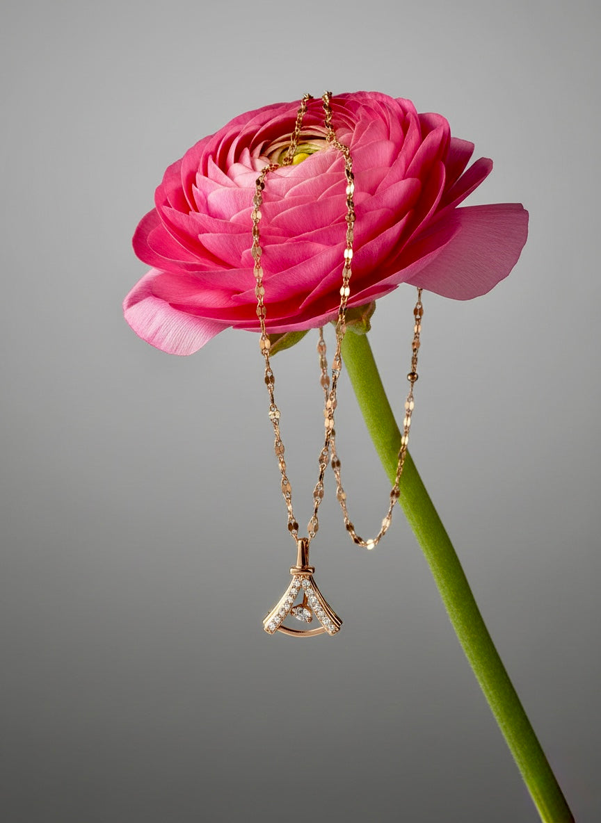 Eiffel Allure Pendant Necklace