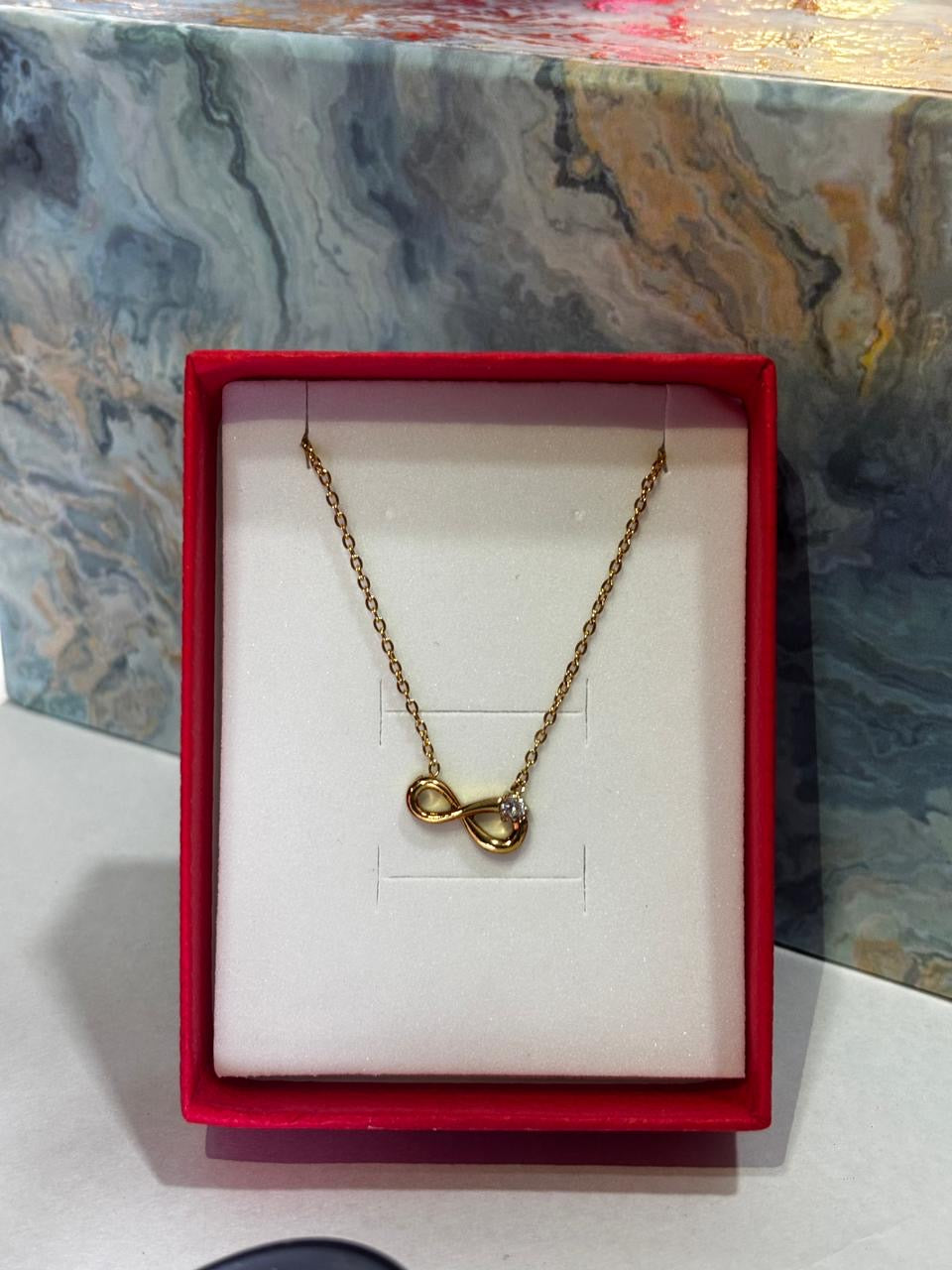 Eternal Bond Infinity Diamond Necklace