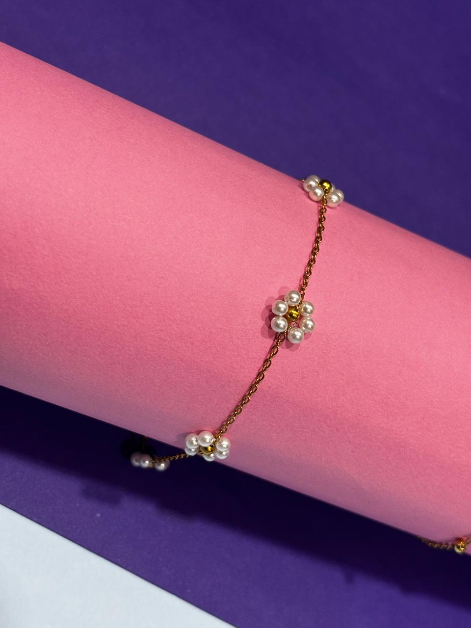 Pearl Cluster Bracelet