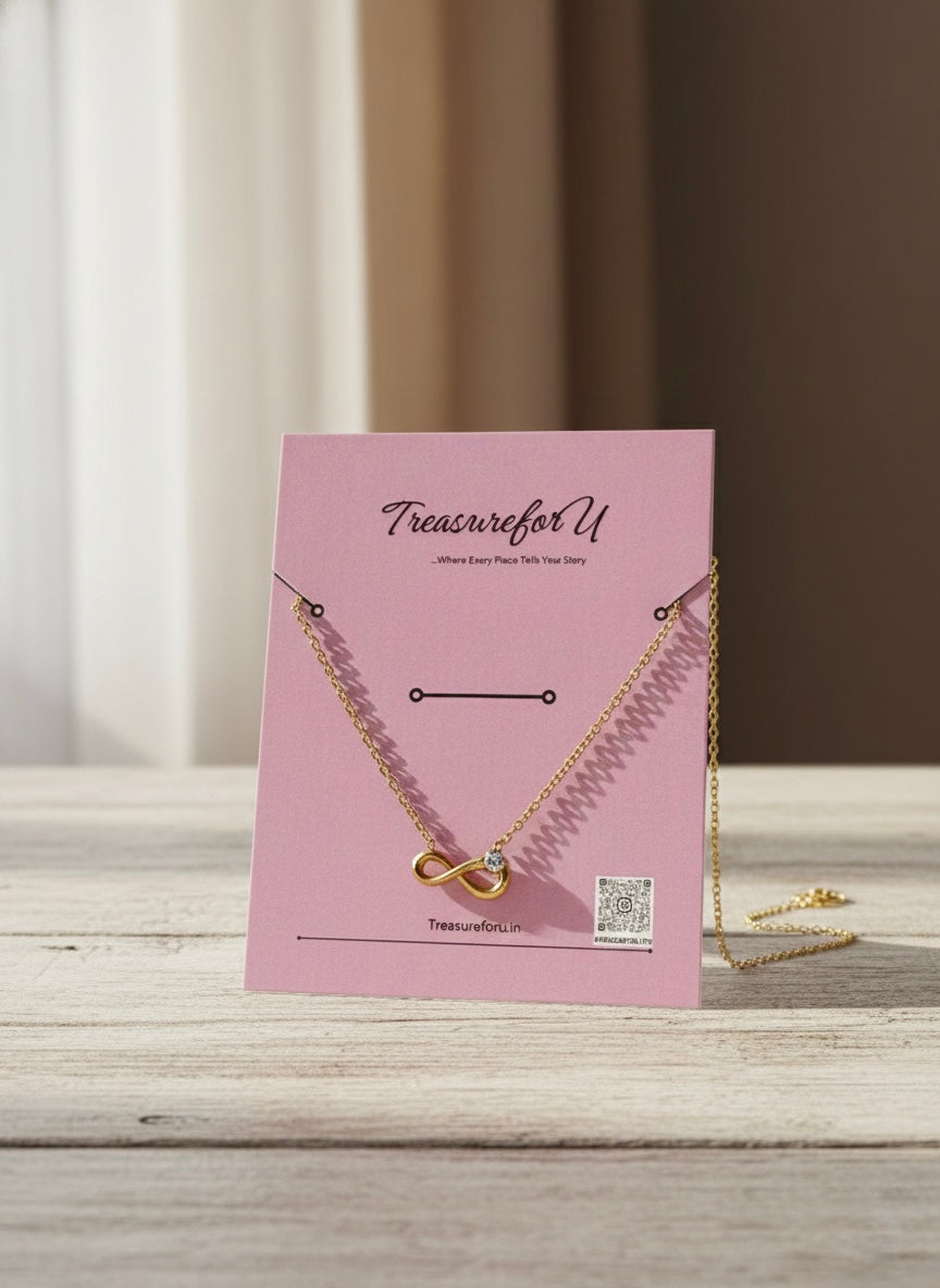 Eternal Bond Infinity Diamond Necklace