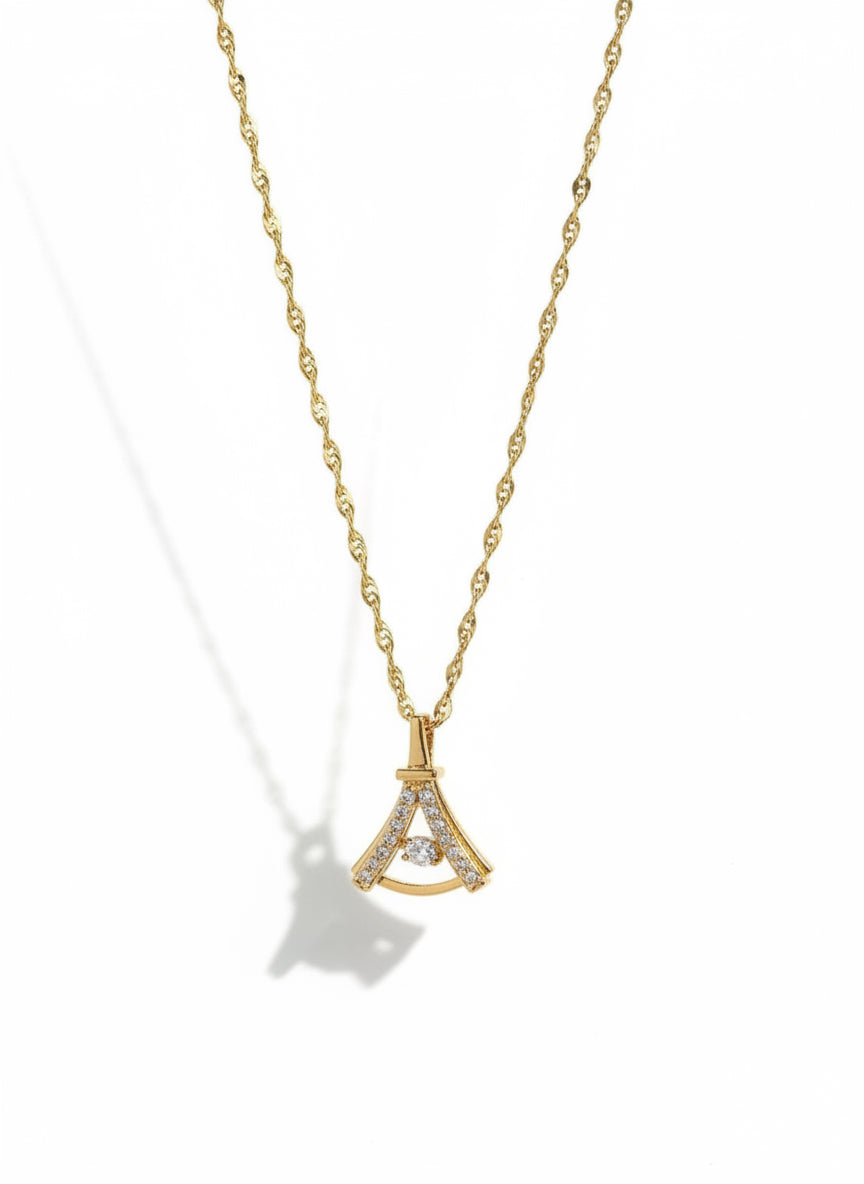 Eiffel Allure Pendant Necklace