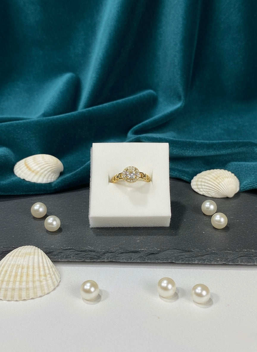 Diamond Cluster Ring