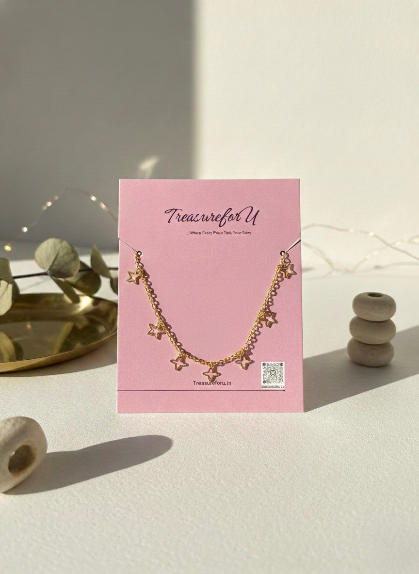 Gold Star Necklace