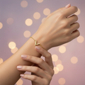 V-Shaped Gold Bracelet